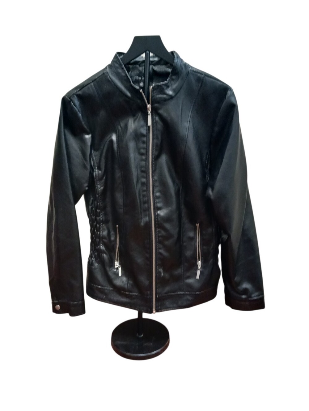 Black Faux Leather Jacket